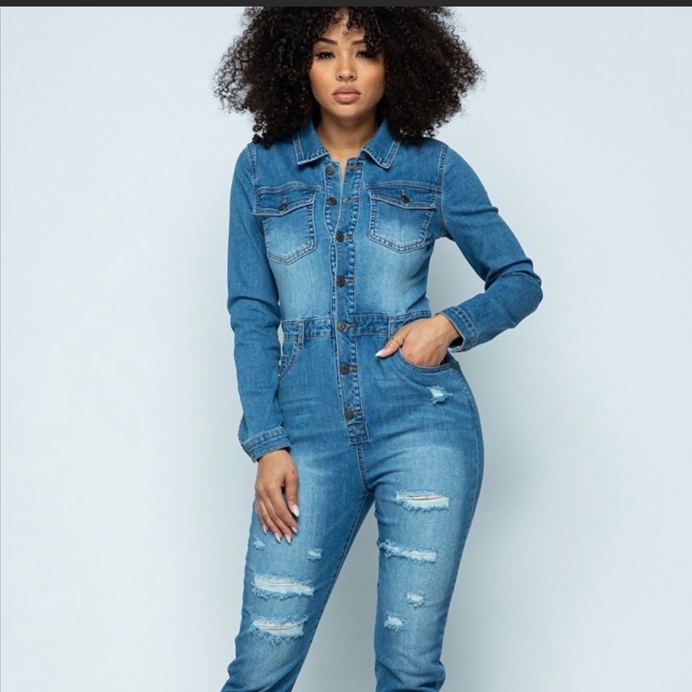 🔹Denim Jumpsuit🔹